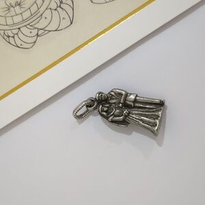 Silver Wedding Couple Pendant